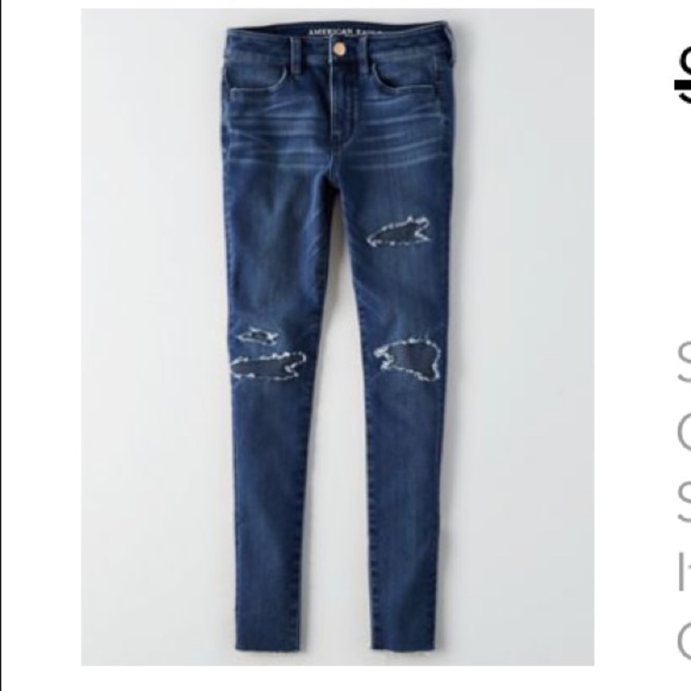 American Eagle high waisted jeans